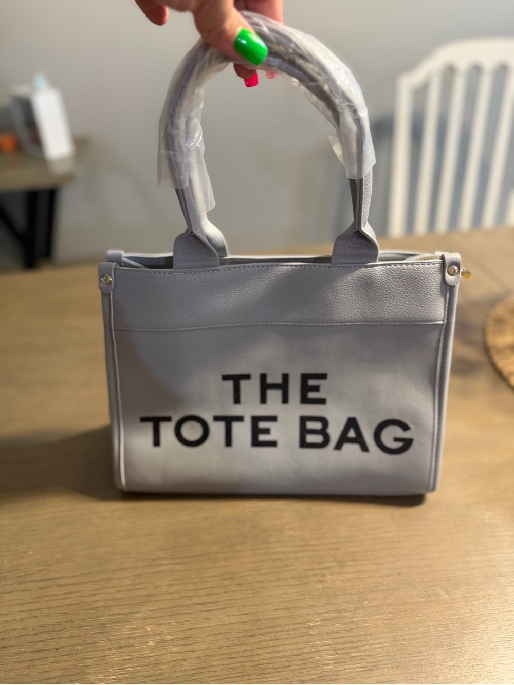 Marc Jacobs Light Gray 'THE TOTE BAG' Satchel